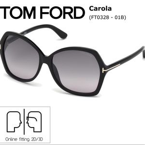 Tom Ford Carola oversized sunglasses
